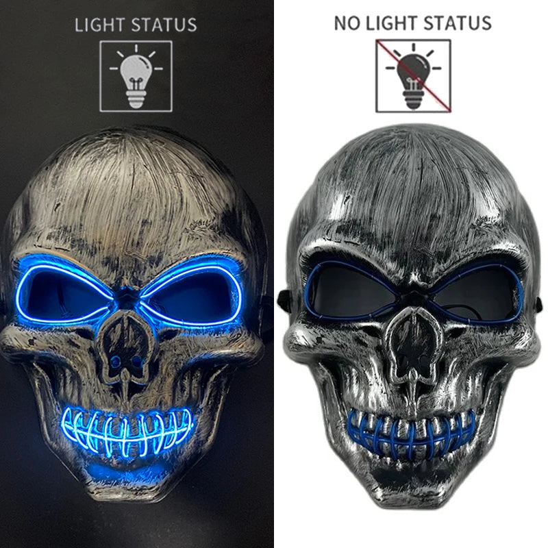 LED Light-Up Pirate Captain Hat - Glowing Tricorn Costume Hat for Halloween & Parties
