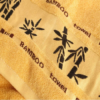 Toallas de mano de fibra de bambú – Toallas suaves de 34 × 74 cm, paquete de 1, 2 o 4