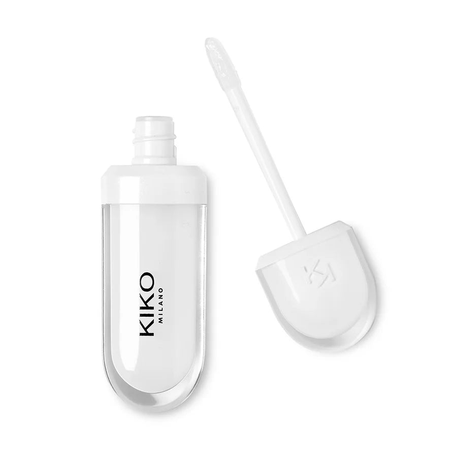 Original Kiko 3D Mirror Lip Glaze Waterproof Non Fading and Non Stick Cup Gentle Bean Paste Color Fine Shiny Point Charm Red