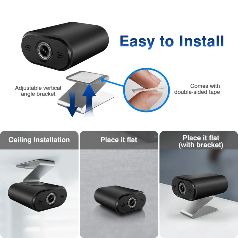 Mini WiFi Security Camera – Live View on Your Phone, Motion Detection