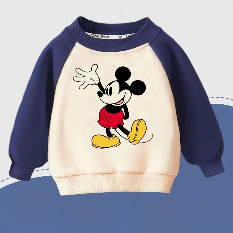 Boys' Cartoon Spliced Hoodie - Long Sleeve Sweatshirt Pullover, 9M-8Y