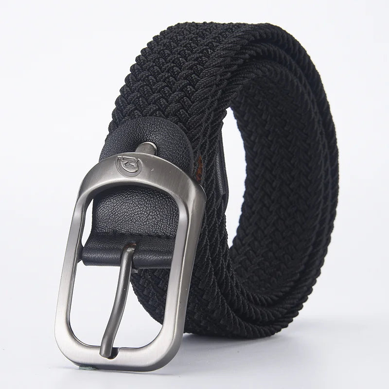 Woven Stretch Belt – Braided Elastic Belt for Men & Women