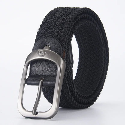 Cinturón elástico tejido – Cinturón elástico trenzado para hombre y mujer