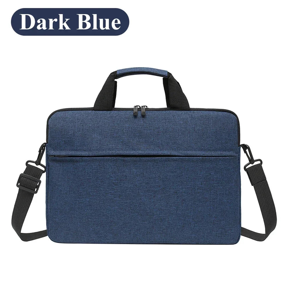 Water-Repellent Laptop Carry Case 13"-15" - Tablet Bag with Shoulder Strap