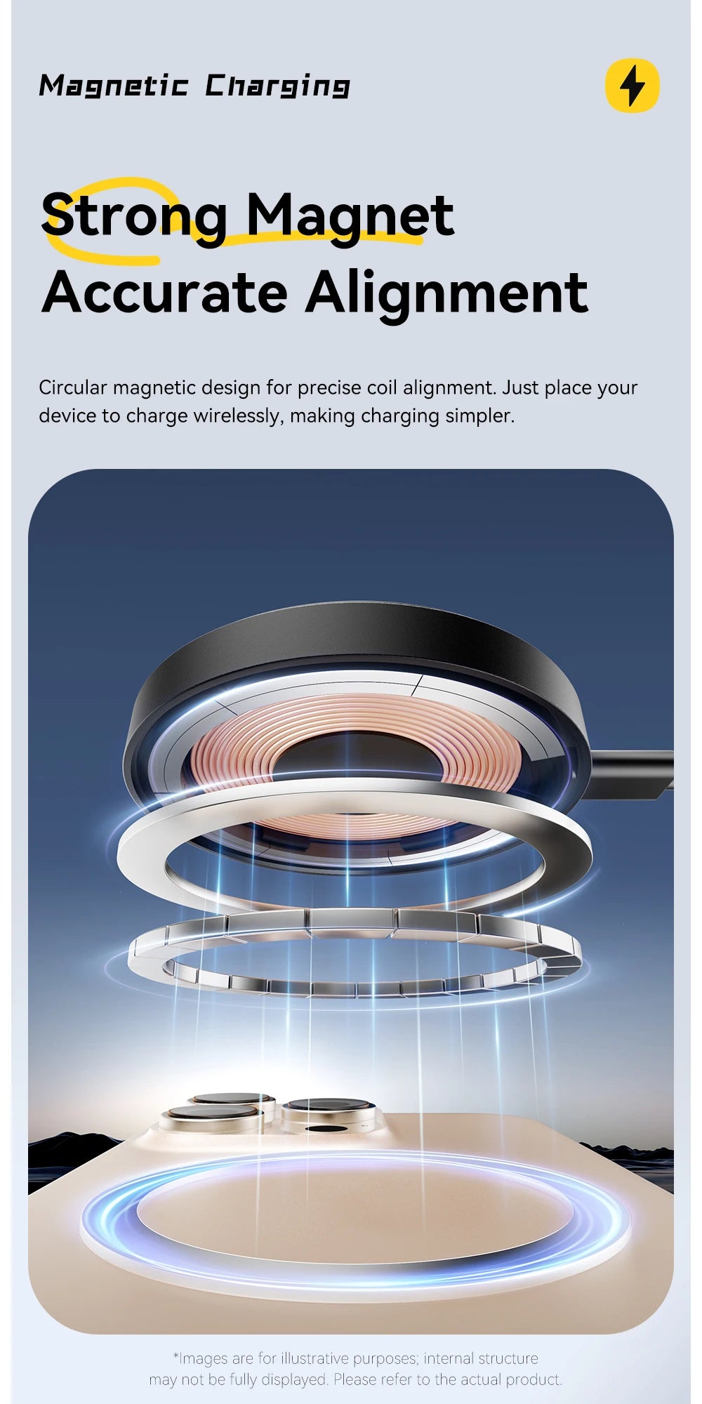 Essager 15W Magnetic Wireless Charging Stand for iPhone