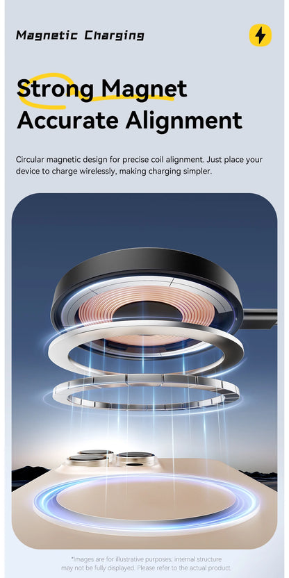 Essager 15W Magnetische kabellose Ladestation für iPhone