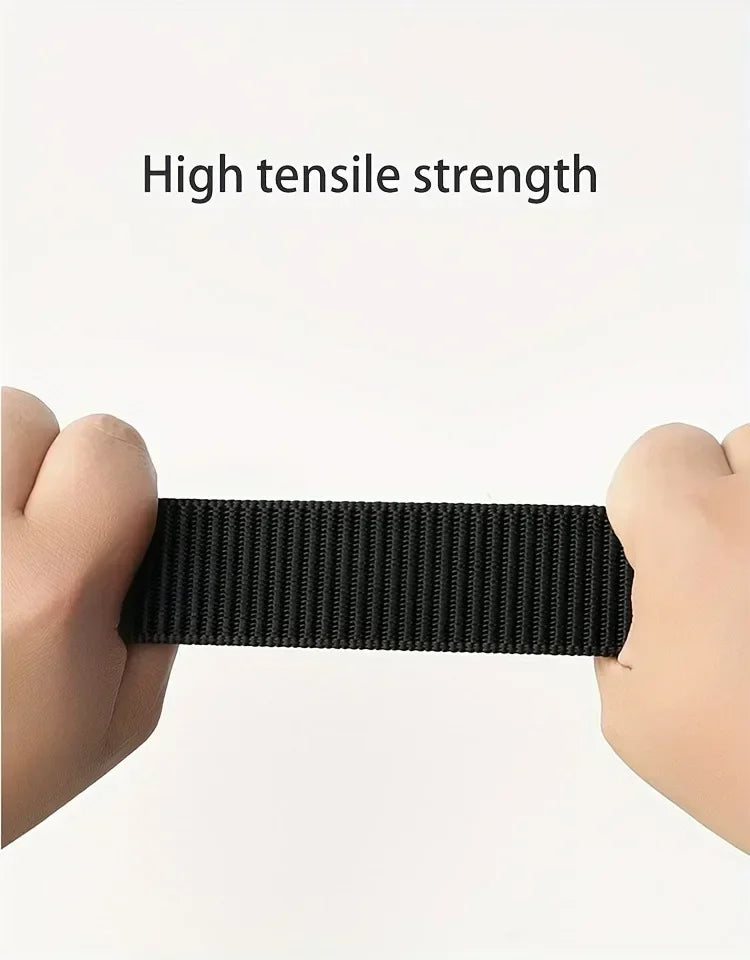 Automatic Buckle Canvas Belt for Men – Casual Outdoor & Work Belt