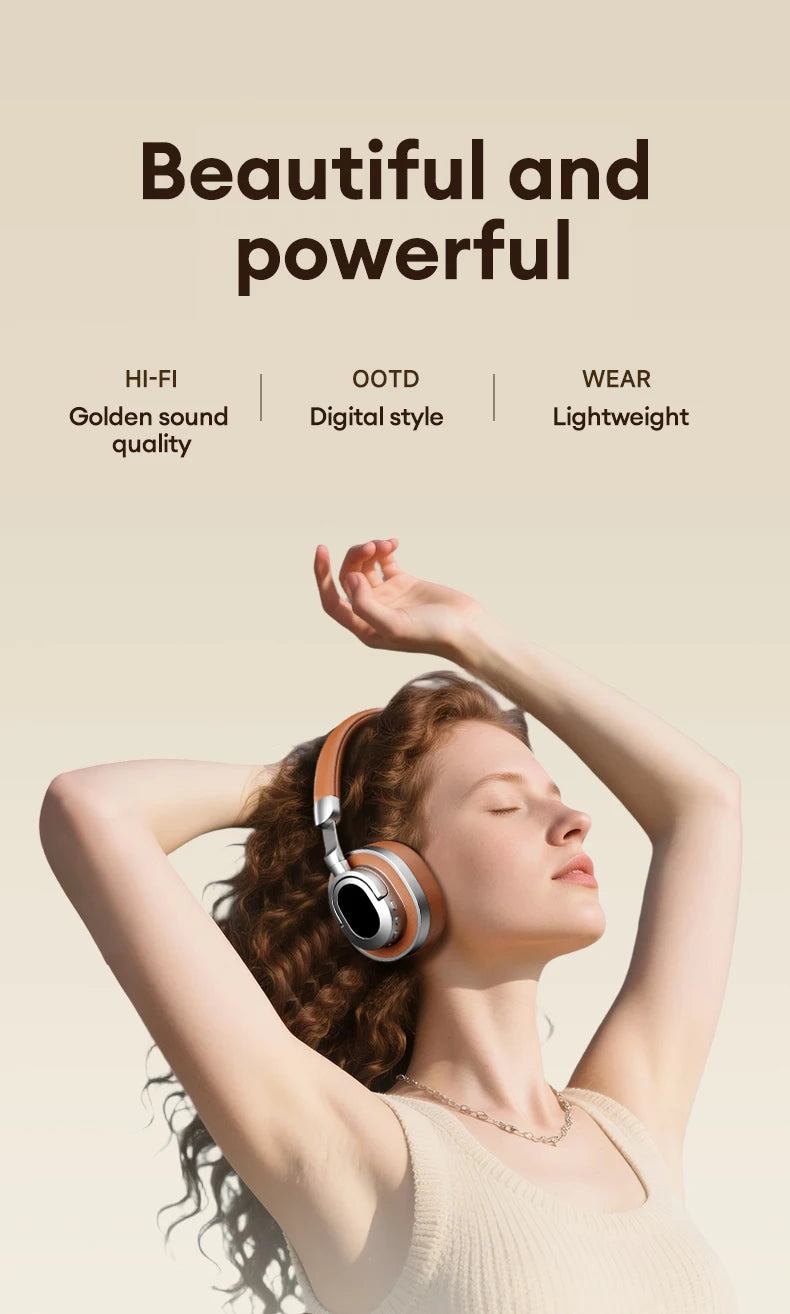Lenovo LE602 Wireless Headphones – Bluetooth 6.0, 22-Hour Battery, Wired & Wireless