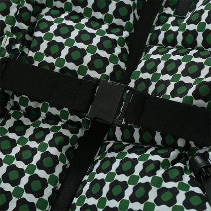 Gesteppte Damenjacke mit Kapuze, Reißverschluss und Taschen