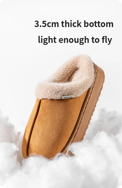 Women's Fluffy Winter Slippers – Warm Non-Slip House Slippers