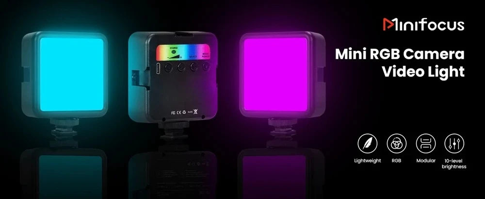 Pocket RGB Video Light – Rechargeable Mini LED Fill Light