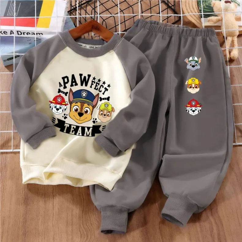Boys' PAW Patrol Spliced Hoodie Set - 2-Piece Hoodie & Pants Suit, 9M-8Y