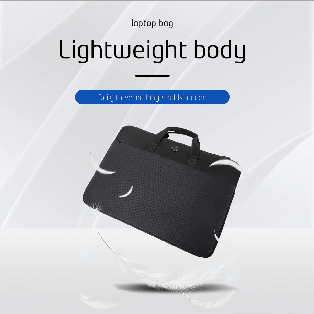 Laptop Handbag 14"-15.6" - Portable Briefcase Sleeve for MacBook, HP, Dell & Acer