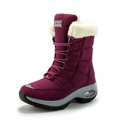 Plush-Lined High-Top Snow Boots – Women's & Teen Girls' Winter Boots