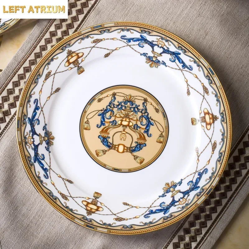 Floral Bone China Dinnerware Set, 56 or 60 Pieces