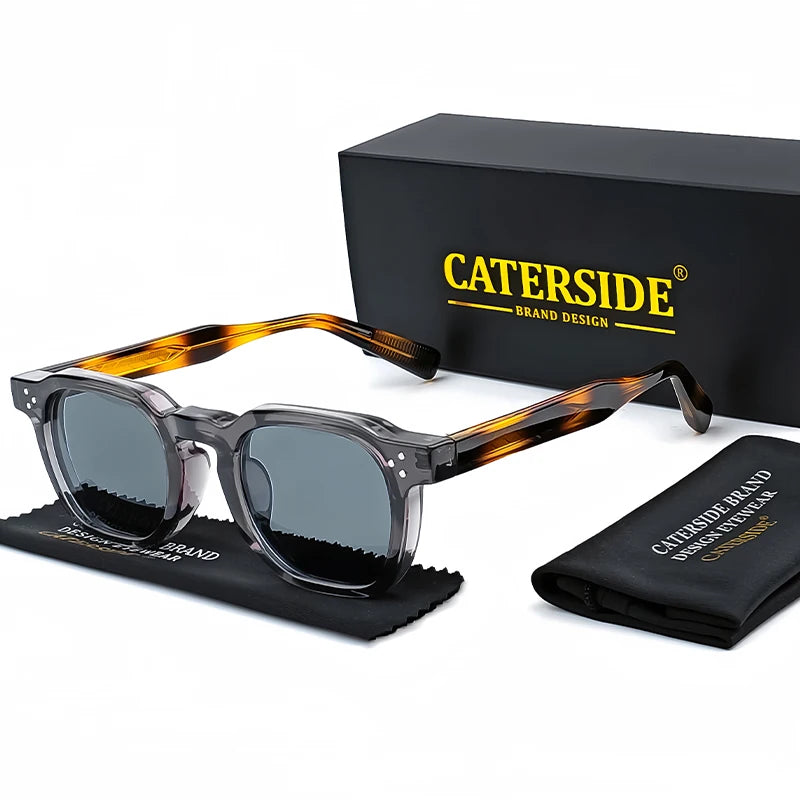 Caterside Fashion Sunglasses – Square Frame UV400 for Men & Women | Travel, Party & Festival