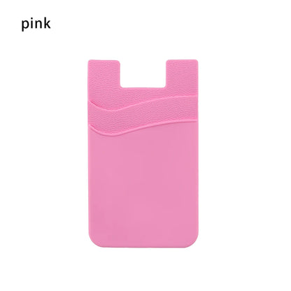 Stick-On Phone Card Holder – Silicone Phone Wallet Pocket