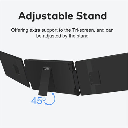 Rospider Extensor de doble pantalla de 15,6" – Monitor triple ampliable FHD IPS para portátil para mejorar la productividad