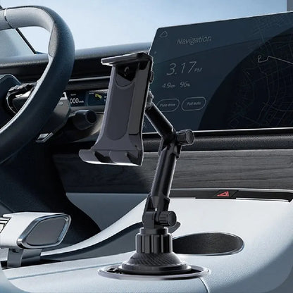 Supporto auto per telefono e tablet da 4–11 pollici da fissare nel portabicchieri