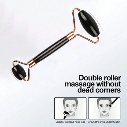 Ensemble rouleau à glace et Gua Sha pour le visage | Rouleau facial en silicone pour lifter, sculpter et masser
