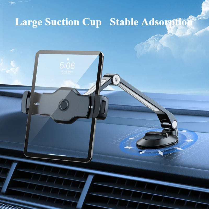 360° Car Suction-Cup Phone & Tablet Holder