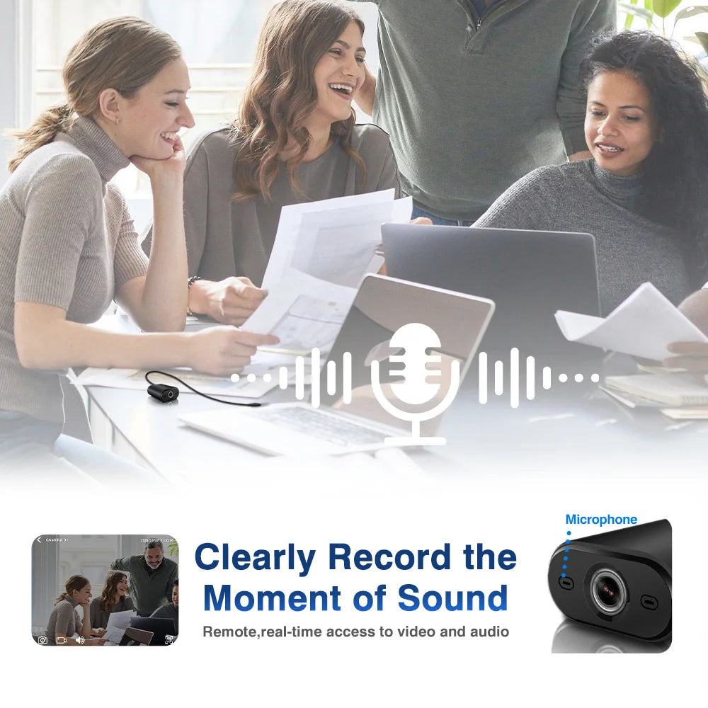 Mini WiFi Security Camera – Live View on Your Phone, Motion Detection