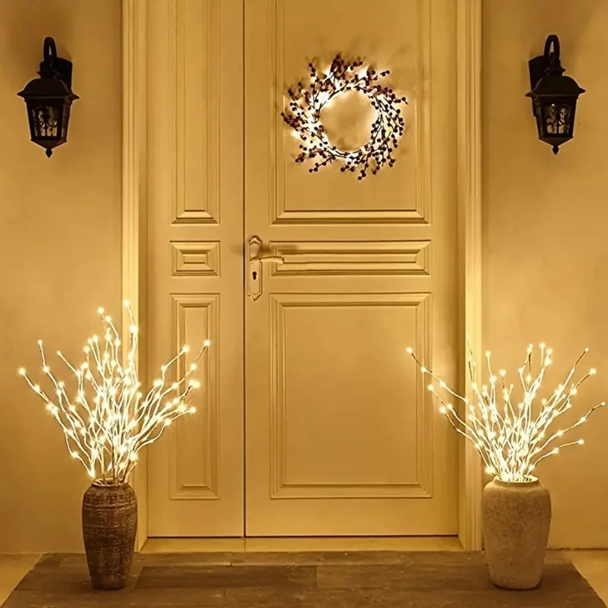 Lighted White Birch Branch – 20 LED Battery Fairy Light Decor