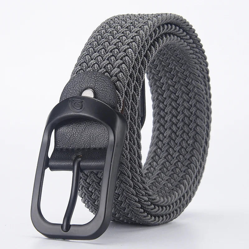 Woven Stretch Belt – Braided Elastic Belt for Men & Women