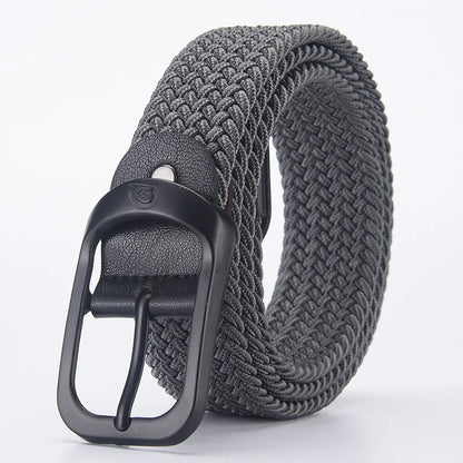 Cinturón elástico tejido – Cinturón elástico trenzado para hombre y mujer