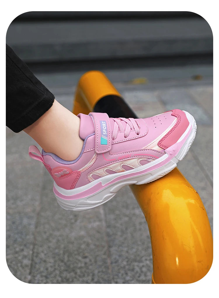 Girls' PU Sneakers
