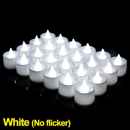 Flammenlose LED-Teelichter | Batterien inklusive | Warmes oder weißes Licht | 1er-, 6er- oder 12er-Pack | Deko für Hochzeit & Party