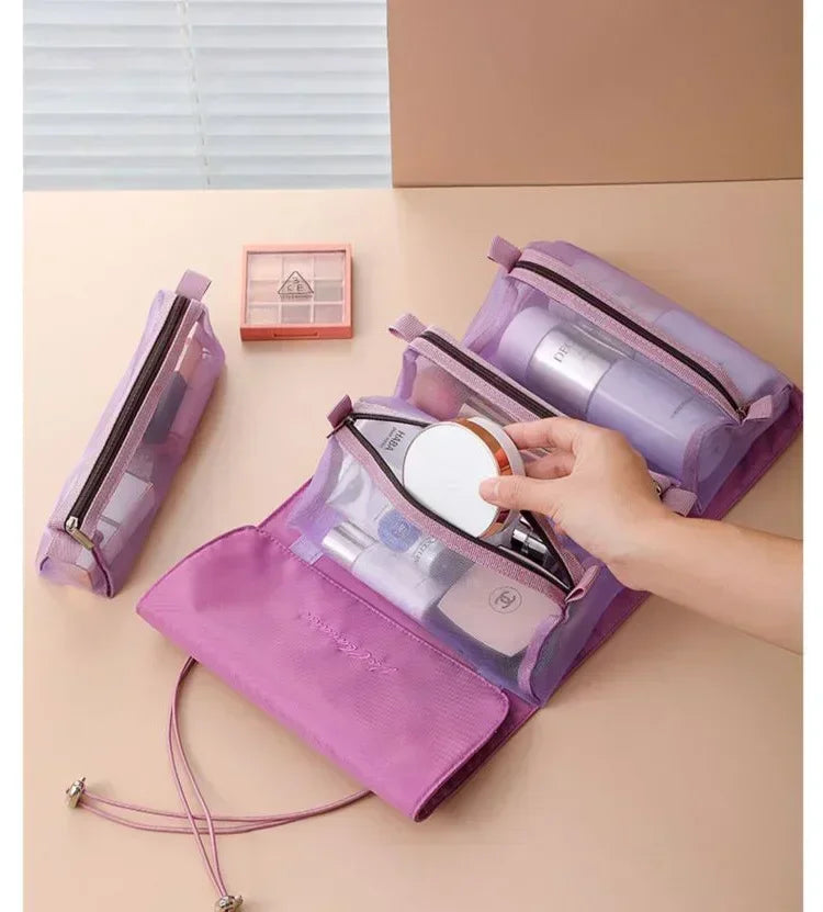 Makeup Organizer Bag – Luxury Toiletry Kit & Cosmetic Travel Case for Women