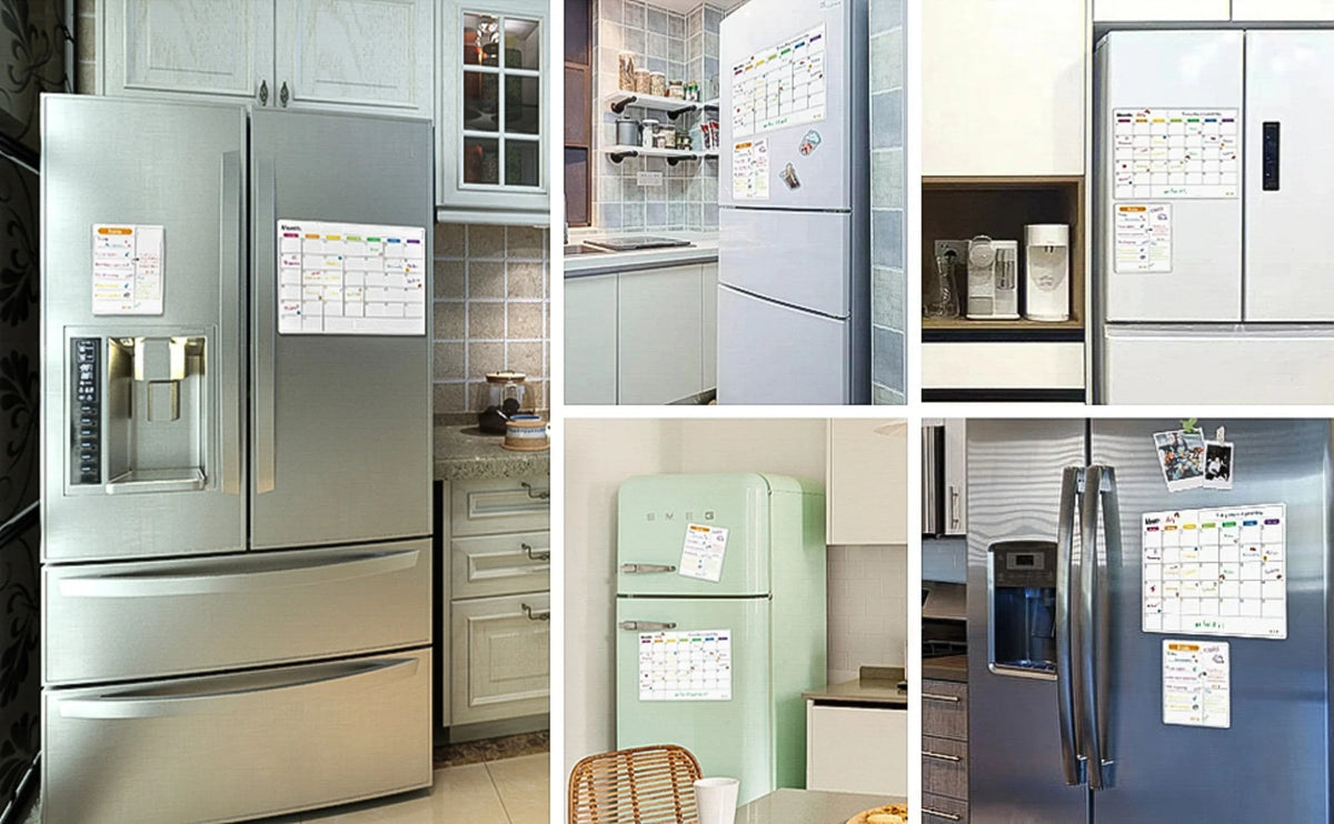 Magnetic Fridge Calendar – Dry-Erase Monthly & Weekly Planner