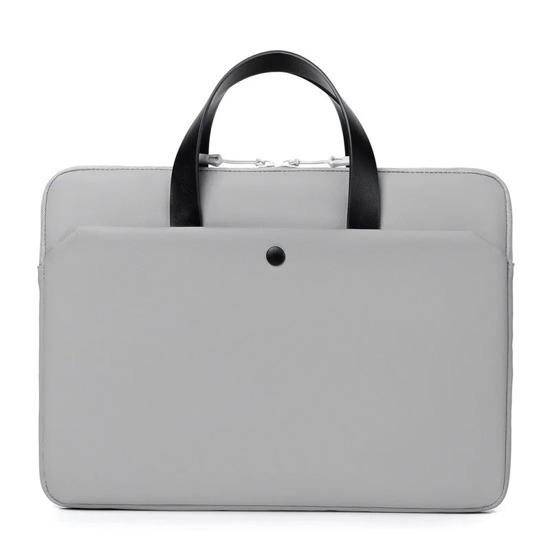 Waterproof Laptop Sleeve Bag 15.6" - Shoulder Briefcase for MacBook Air & Pro