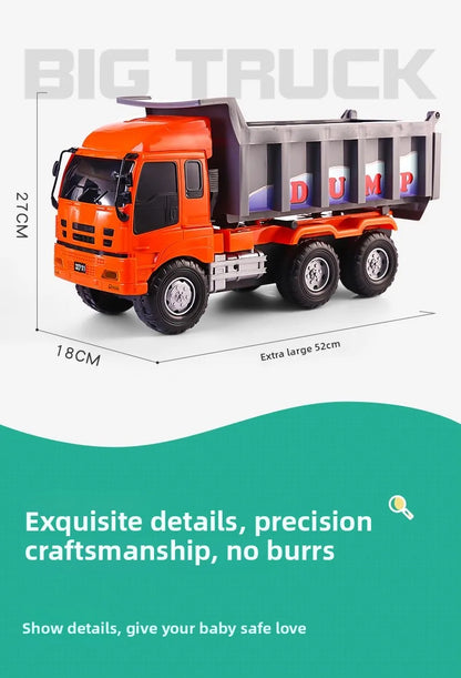 Giant Ride-On Dump Truck Toy – Extra-Large Construction Truck