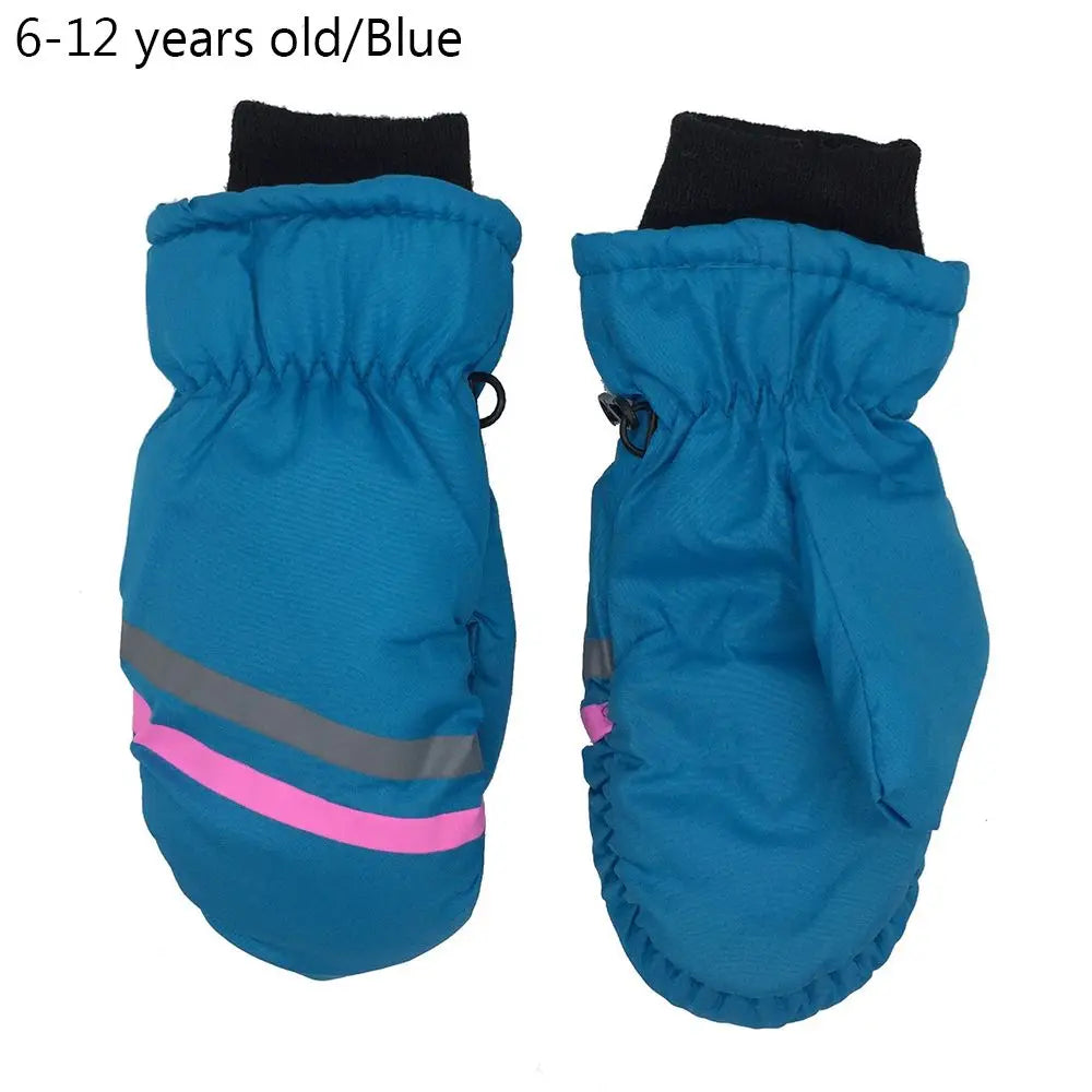 Kids' Insulated Snow Mittens – Long Cuff, Ages 1 to 12