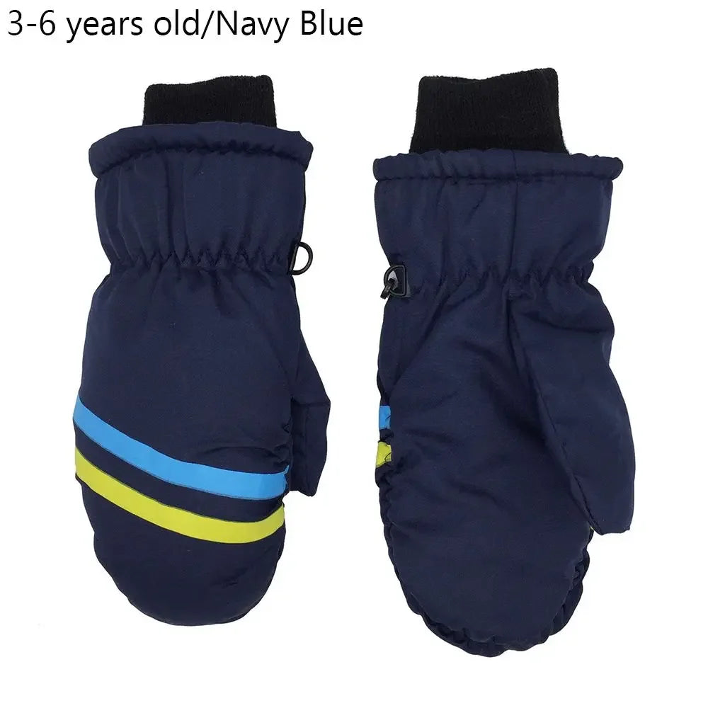 Kids' Ski Mittens – Water-Resistant Snow Mittens, Toddler to Age 13