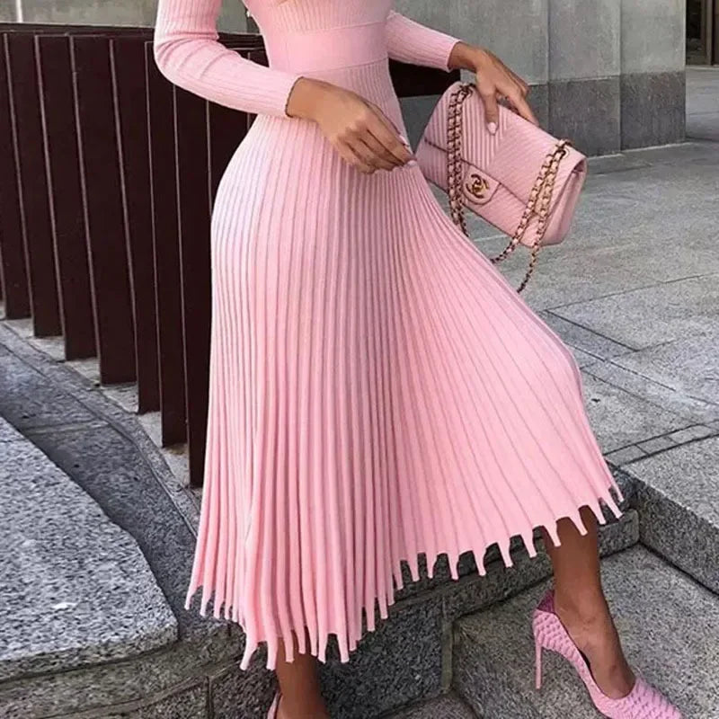 Women's Pink Sleeveless Embroidered Mini Dress