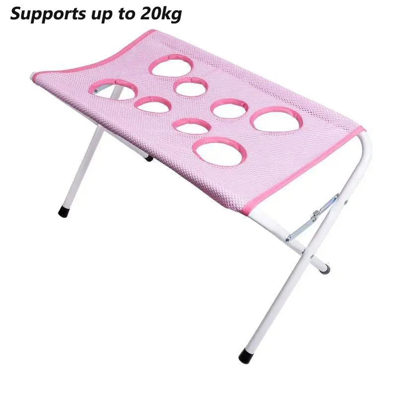 Table de toilettage portable pour animaux de compagnie Station de bain pliable pour chiens Établi de toilettage pour chats Hauteur réglable Outil de coupe de poils et de griffes