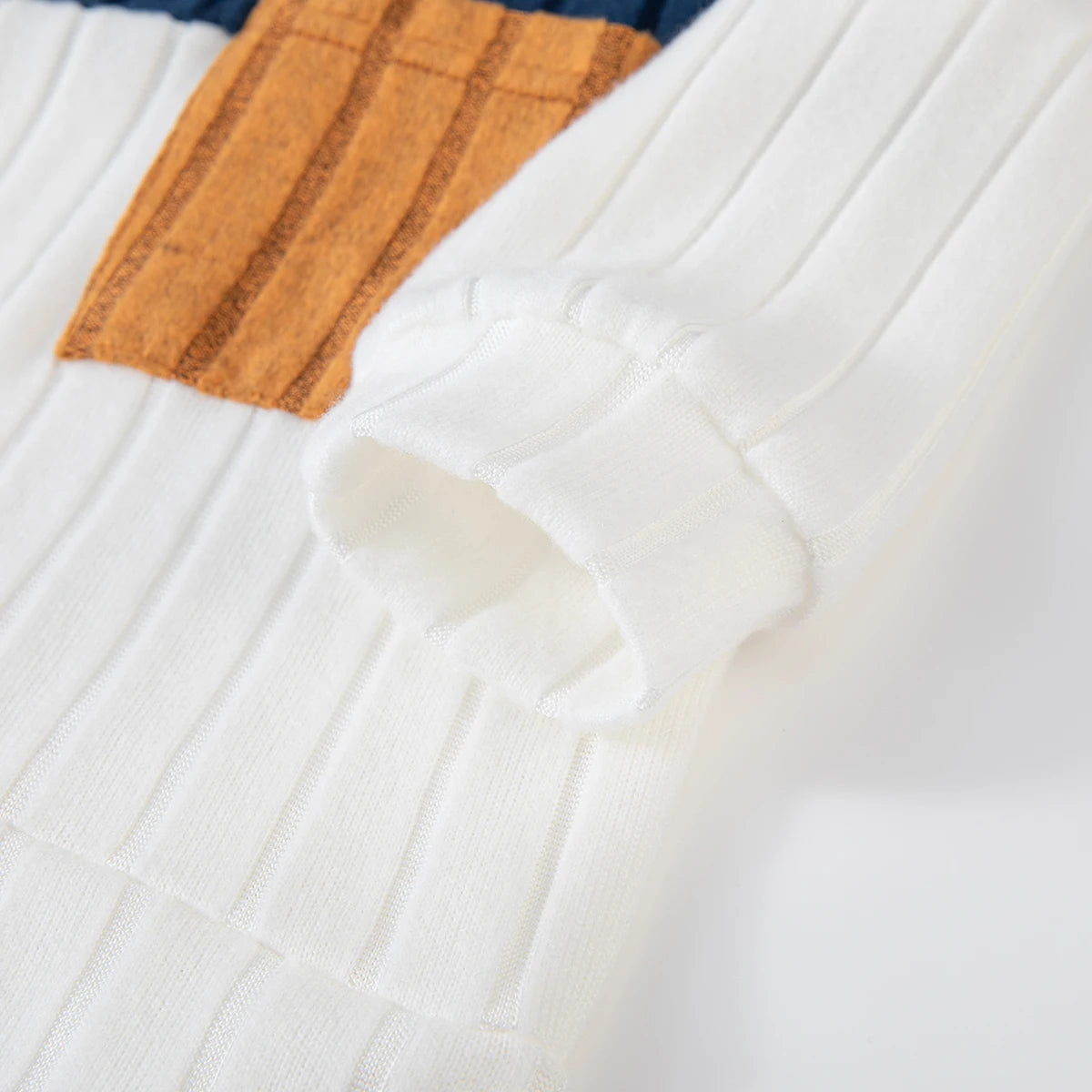 Boys' Colour Block Sweater & Pants Set - Long Sleeve Winter Outfit, Sizes 90-130