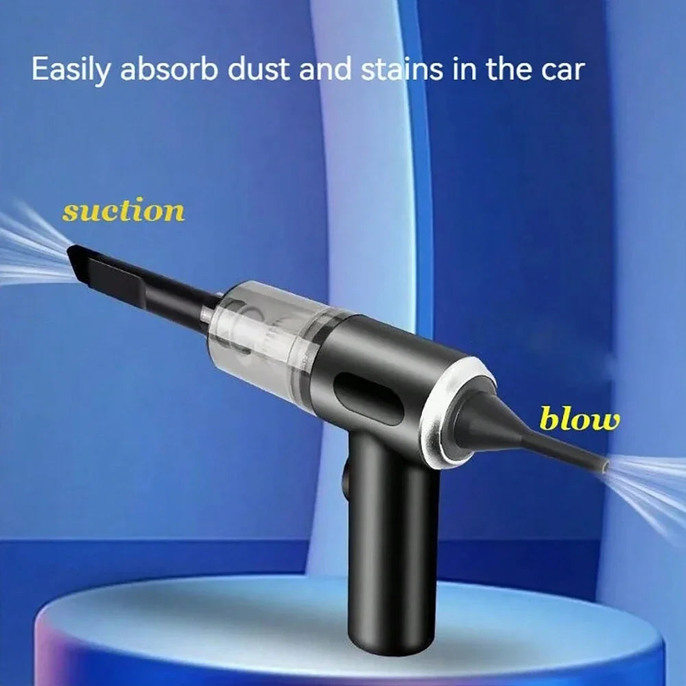 Cordless Handheld Vacuum – Rechargeable Mini Car & Home Vacuum with Washable HEPA Filter