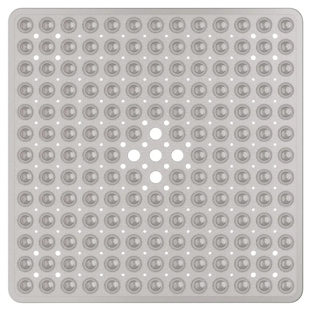 Non-Slip Shower Mat with Suction Cups, 53 x 53 cm