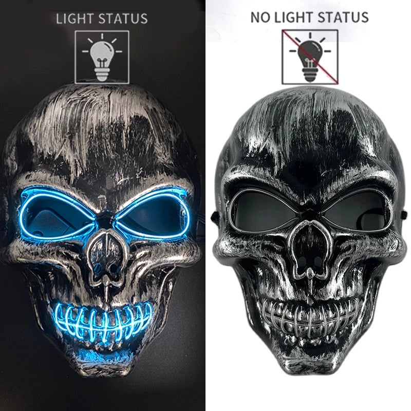 LED Light-Up Pirate Captain Hat - Glowing Tricorn Costume Hat for Halloween & Parties