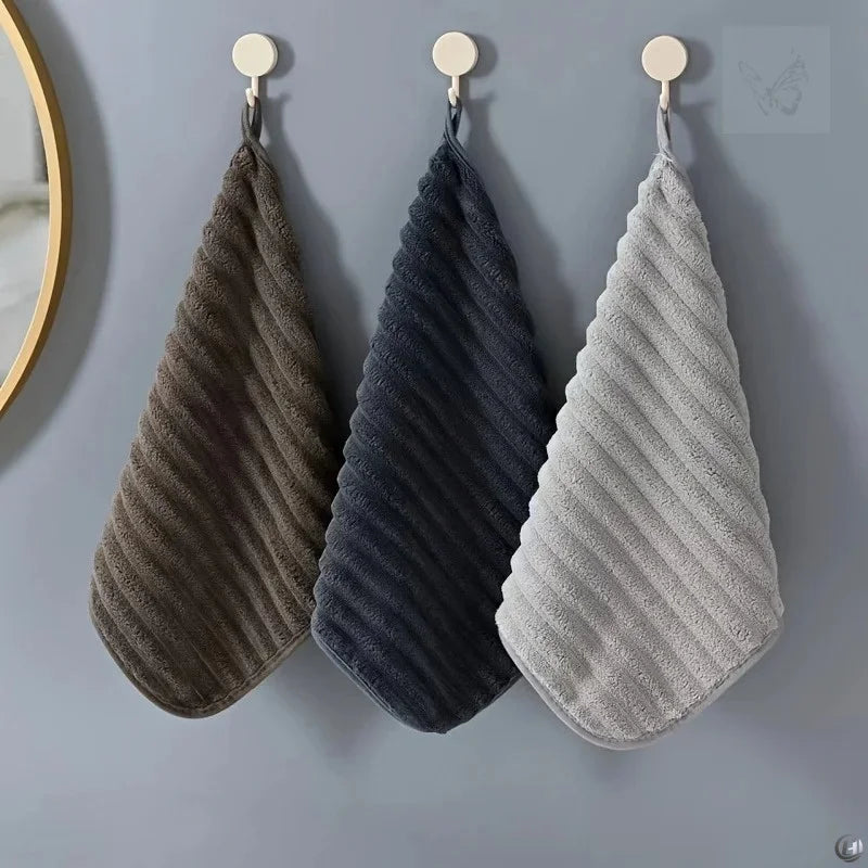 5-Piece Cotton Washcloth Set – Soft 30 × 30 cm Face Towels