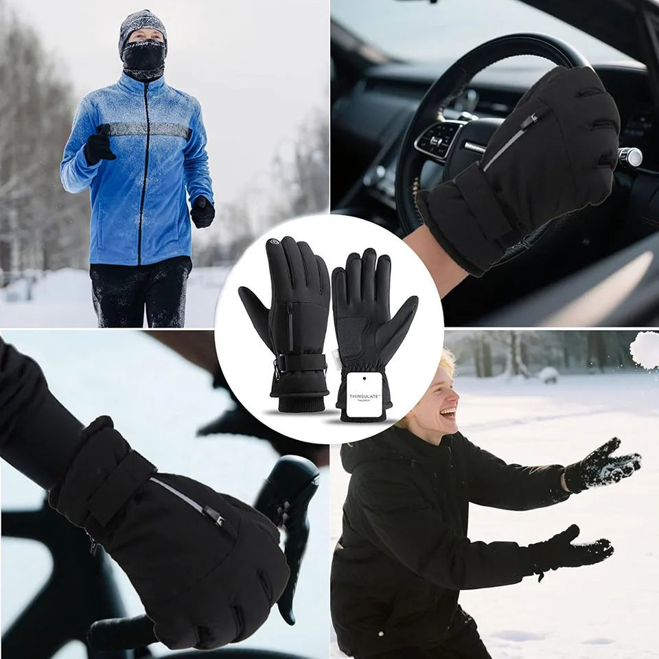 Unisex Thermal Touchscreen Cycling & Ski Gloves