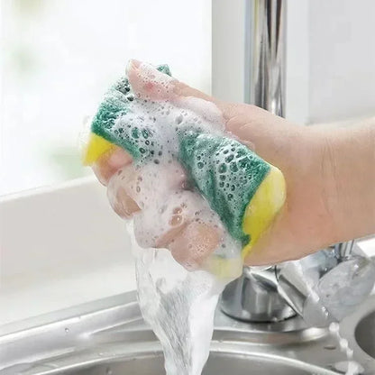 Spugna Magica Doppia Faccia Altamente Assorbente per Pulizia Pentole e Ruggine Spazzola Pulitrice Utensile per Pulizia Cucina