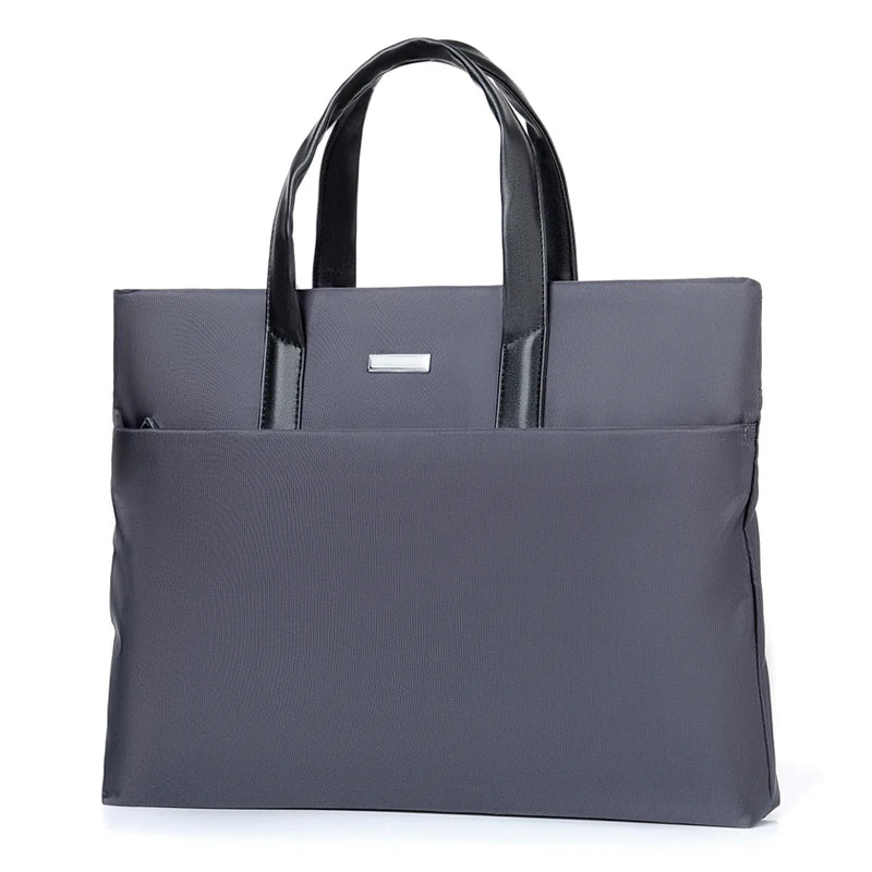 Large Capacity Laptop Tote Bag - Business Office Handbag with Notebook Compartment