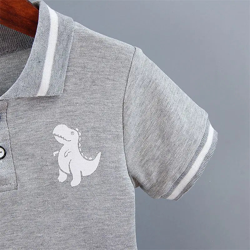 Baby Boys' Dinosaur T-Shirt & Shorts Set - 2-Piece Summer Outfit, 4M-5Y