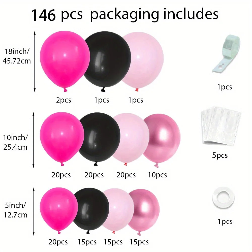Balloon Garland Arch Kit – 113-Piece Party Balloon Set