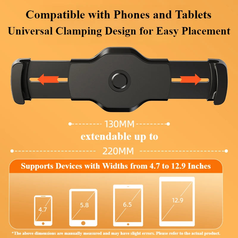 360° Car Suction-Cup Phone & Tablet Holder